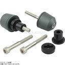 POSH ポッシュ 031189-29-10 ソリッドバーエンド カワサキ純正ハンドル M6タイプ(外径29.mm) マットグレー |Ninja250SL Ninja650 Z650 Ninja H2-SX