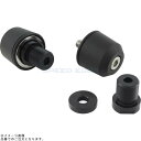 POSH ポッシュ 032989-26-10 ミドルウェイトバーエンド カワサキ純正ハンドル M17タイプ マットブラック |ZX-10R Ninja H2/CARBON