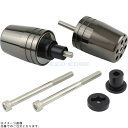 POSH ポッシュ 031689-66-10 ウルトラヘビーバーエンド カワサキ純正ハンドル用M6タイプ ブラッククローム |Ninja250SL Ninja650 Z650 Ninja H2-SX