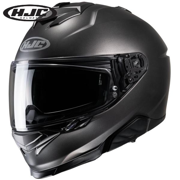 HJC ヘルメット HJH247 i71 ソリッド カラー:SEMI FLAT TITANIUM サイズ:M
