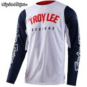 Troy Lee Designs トロイリーデザインズ TDU229 GP PRO ジャージ カラー:BOLTZ WHITE / NAVY サイズ:L