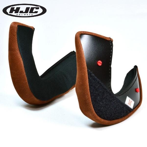 HJC ヘルメット HJP459 チークパッド:FG-70S X-WING M用:ハードタイプ カラー:BROWN/BLACK サイズ:M(20mmH)