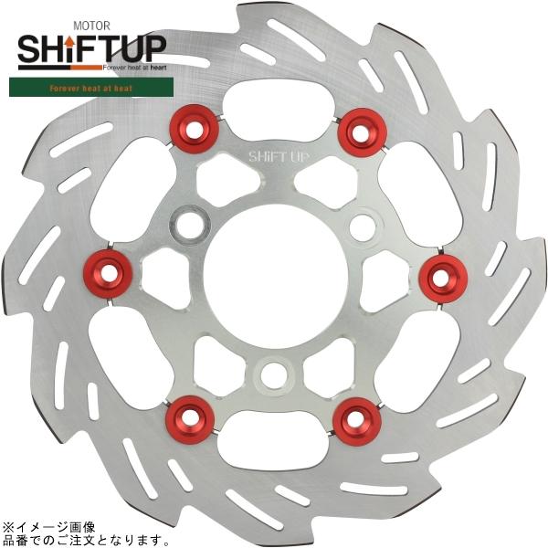 樂天商城 - SHIFTUP シフトアップ 202050-33 ウェーブフローティングディスクローター 220mm シルバー/レッド