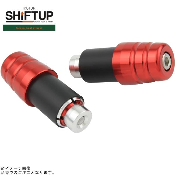 乐天商城 - SHIFTUP シフトアップ 400172-02 アルミグリップエンド レッド
