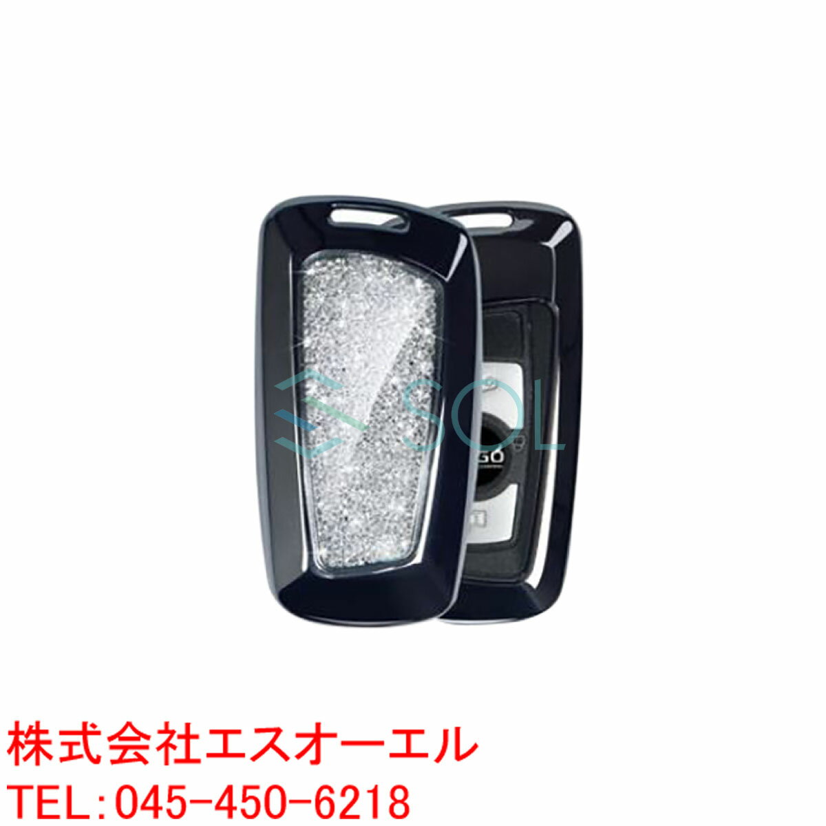 BMW F07 F10 F11 F06 F12 F13 F01 F02 F25 X3 F26 X4 キーカバー ラメ入 ライトストーン ホワイト ブラックメッキ