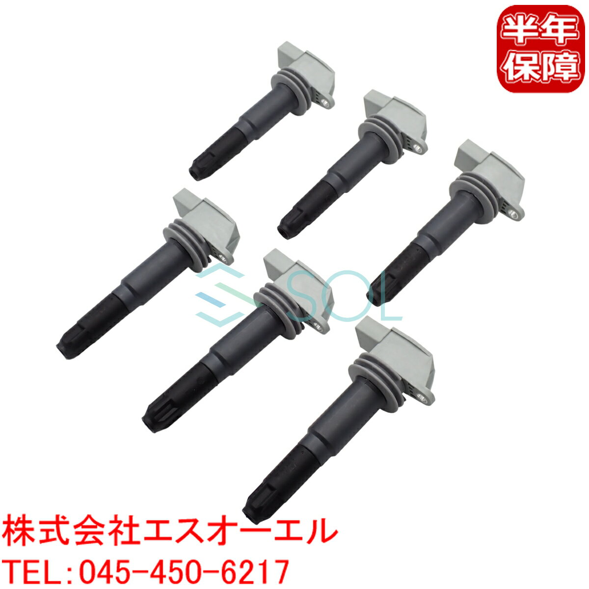 【2月中ポイント5倍】 ポルシェ 911(991 997) ボクスター(981 987) ケイマン(981 987) イグニッションコイル 6本セット 1台分 9A160210407 9A160210401 9A160210402 9A160210403 9A160210404 9A160210405 9A160210406