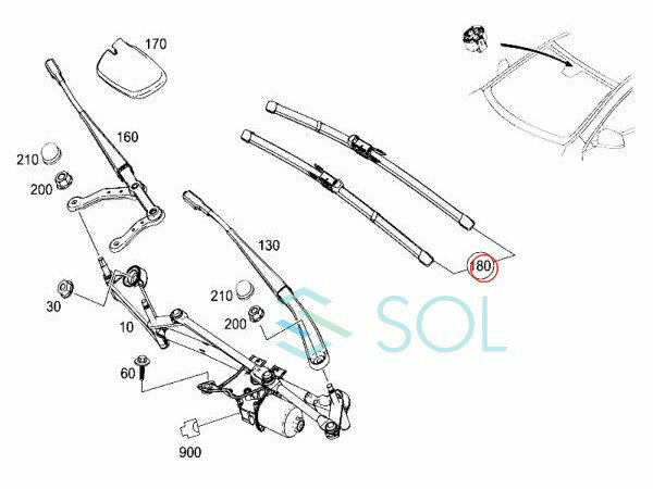 出荷締切18時 BOSCH エアロツイン フロント エアロワイパーブレード 左右セット 右ハンドル車用 ベンツ W176 W117 X156 A180 A250 A930S 3397118930 3