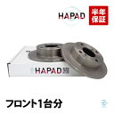 出荷締切18時 HAPAD フロント ブレーキーローター ディスク 防錆 日産 モコ ピノ MG21S MG22S HC24S