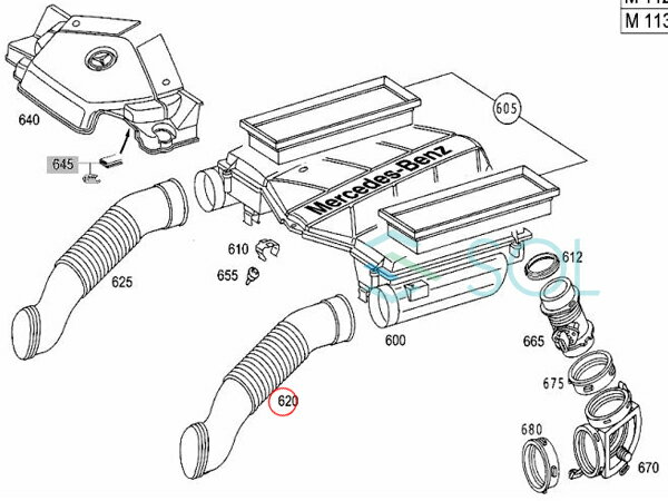 �٥�� W220 ��������ơ����ۡ��� ���������ȥۡ��� ��¦ S320 S350 1120943782 1120941182