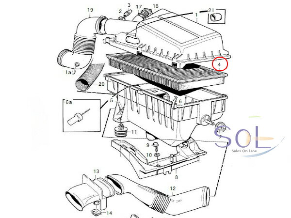 VOLVO ボルボ C70I S70 V70I XC70 850 エアフィルター 3528093 9141094 9186262