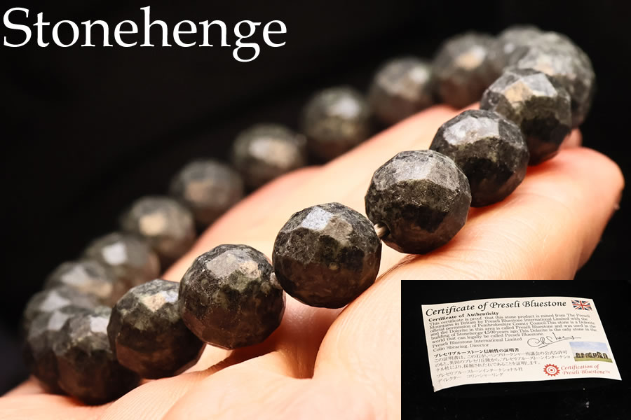 【限定1点モノ】世界遺産ストーンヘンジの石（ギャランティカード付）　AAAAAプレセリブルーストーン　..