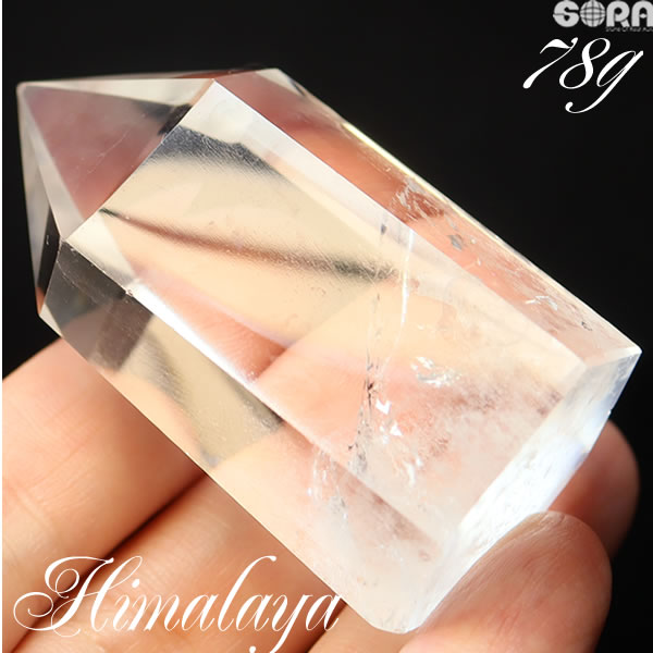  限定1点モノ ヒマラヤ水晶 78g ポイント ガネーシュヒマール産 原石 パ...