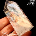 【限定1点モノ】透明度高め 水晶 ポイント レインボー水晶 アイリス水晶 158g パワーストーン 原石 天然石 クラスター 置物 ブラジル産 六角柱