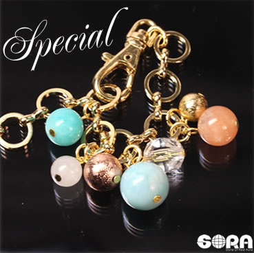 【限定1点モノ】店長の気まぐれシリーズ〜Special〜　AAAAAラリマー(10mm)　AAAAAAAサチャロカローズアゼツライト(8m…