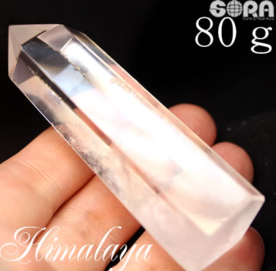  限定1点モノ ヒマラヤ水晶 80g ポイント ガネーシュヒマール産 原石 パ...