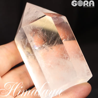  限定1点モノ ヒマラヤ水晶 184g ポイント ガネーシュヒマール産 原石 ...