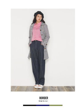 【20%OFF】レインコート ボーダー W.P.C. wpc 2018 レインコート おしゃれ レディース かわいい かっぱ 雨具 マリンボーダー セーラー ネイビー カーキ ブラック