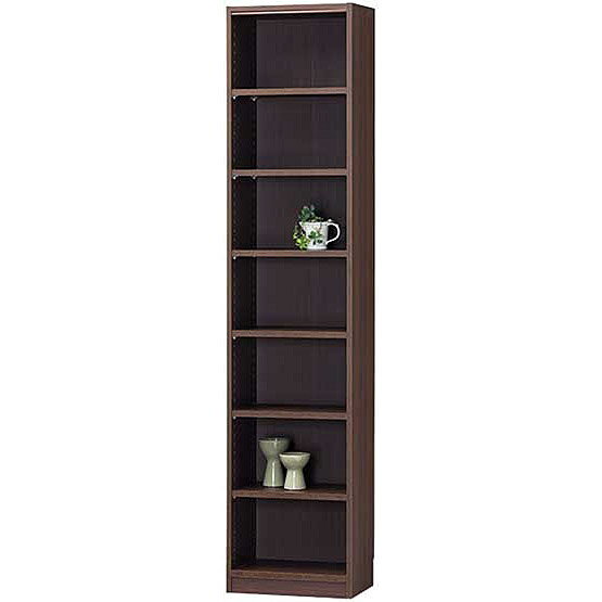 乐天商城 - 《高さいろいろ、カラーは3色》白井産業 本棚オープンラックTanalio TNL-19844DK(W440×D290×H1980mm)ダークブラウン
