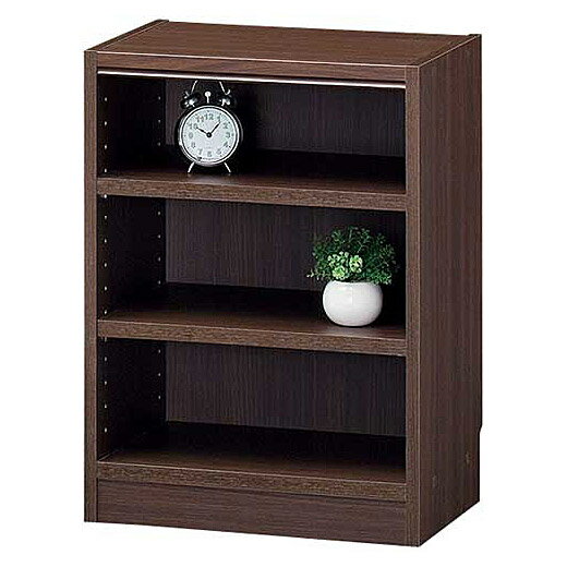 乐天商城 - 《高さいろいろ、カラーは3色》白井産業 本棚オープンラックTanalio TNL-6044DK(W440×D290×H600mm)ダークブラウン