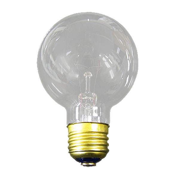 《住宅・店舗用クリアボール電球》ASAHI クリアボールランプE26口金/直径60mm/110V-60W GCE26110V-60W/60