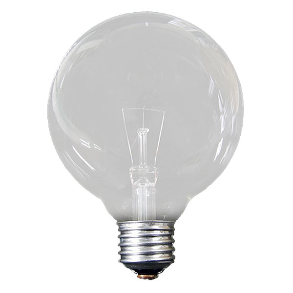 乐天商城 - 《住宅・店舗用クリアボール電球》ASAHI クリアボールランプE26口金/直径95mm/110V-20W GCE26110V-20W/95