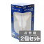 《電球から取り替えるだけで省エネ&長寿命》東京メタル LED電球(E26口金一般電球形)昼白色40W相当LDA4NWG40W-TM(2個セット)