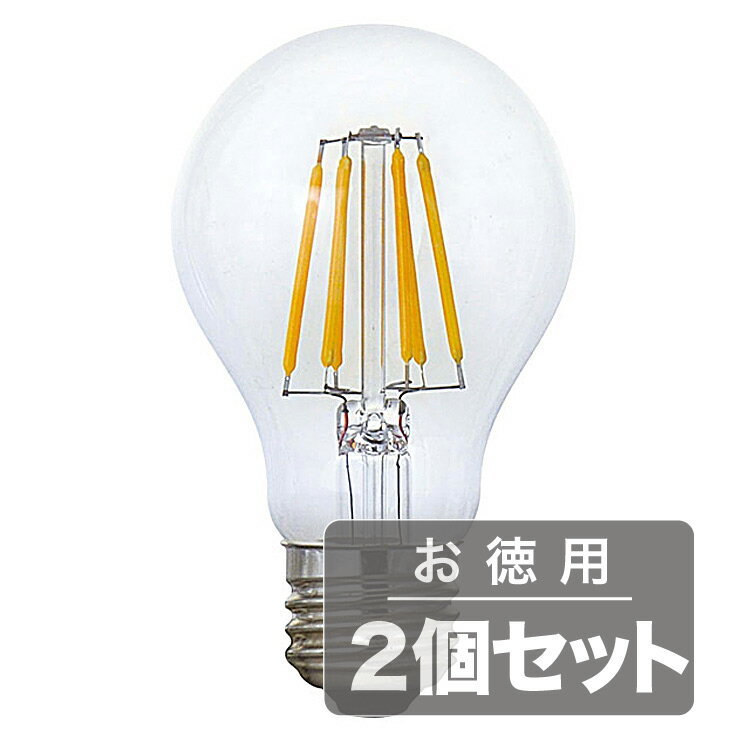 乐天商城 - 《電球から取り替えるだけで省エネ&長寿命》東京メタル LED電球(E26口金一般電球形)電球色40W相当LDA4LC40W-T2(2個セット)