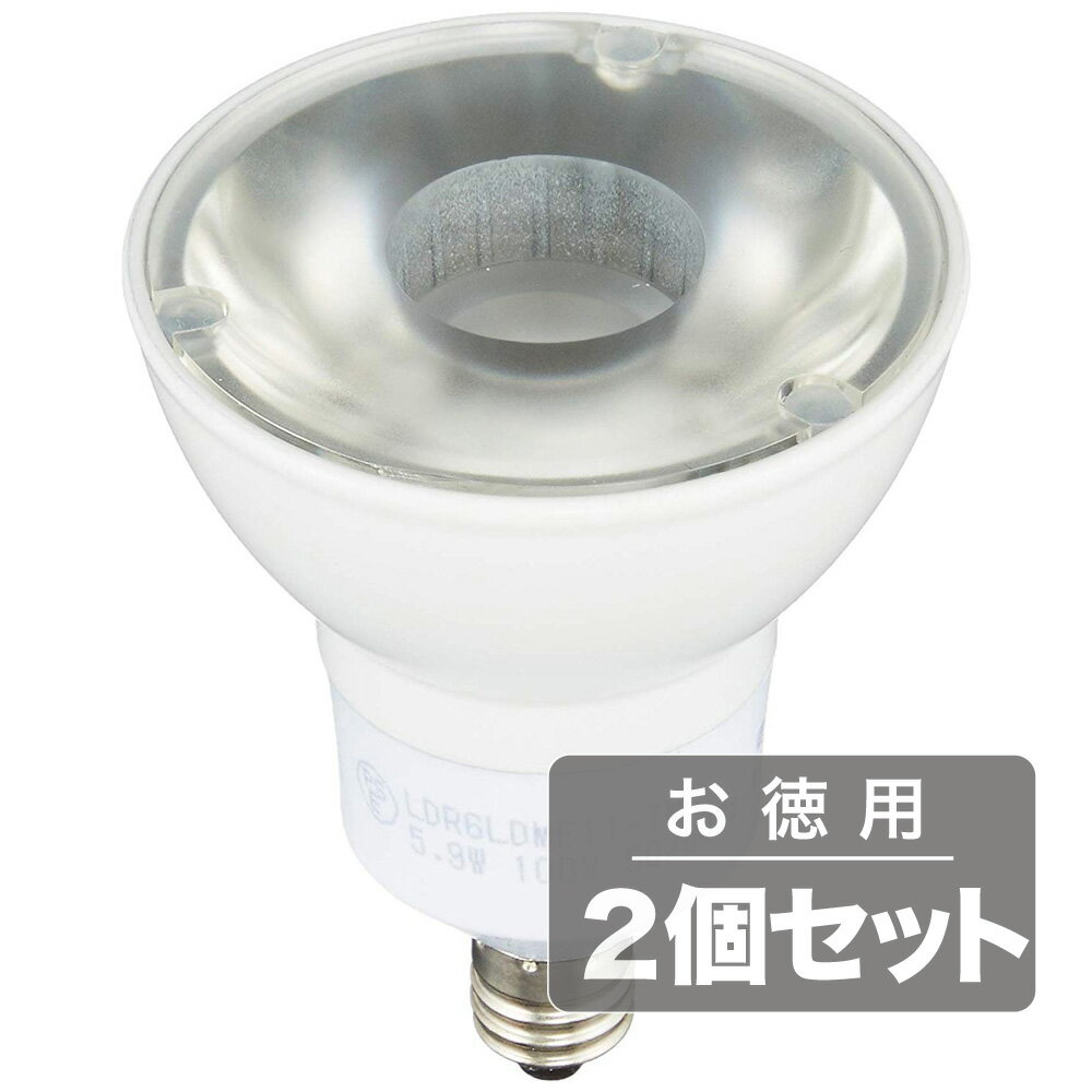 乐天商城 - 《電球から取り替えるだけで省エネ&長寿命》東京メタル LED電球(E11口金ハロゲン電球形)電球色60W相当LDR6LDME11-TM調光タイプ(2個セット)