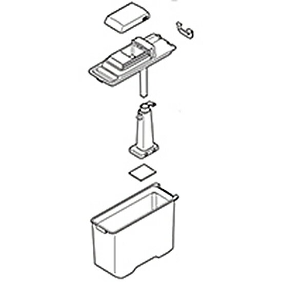 シャープ 冷蔵庫用給水タンク(201 421 0128)