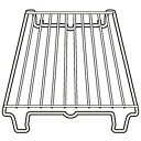 シャープ ウォーターオーブンヘルシオ用調理網(1枚)(350 945 0056)【対応機種】AX-XW400-R AX-XW400-W AX-XW500-R A...