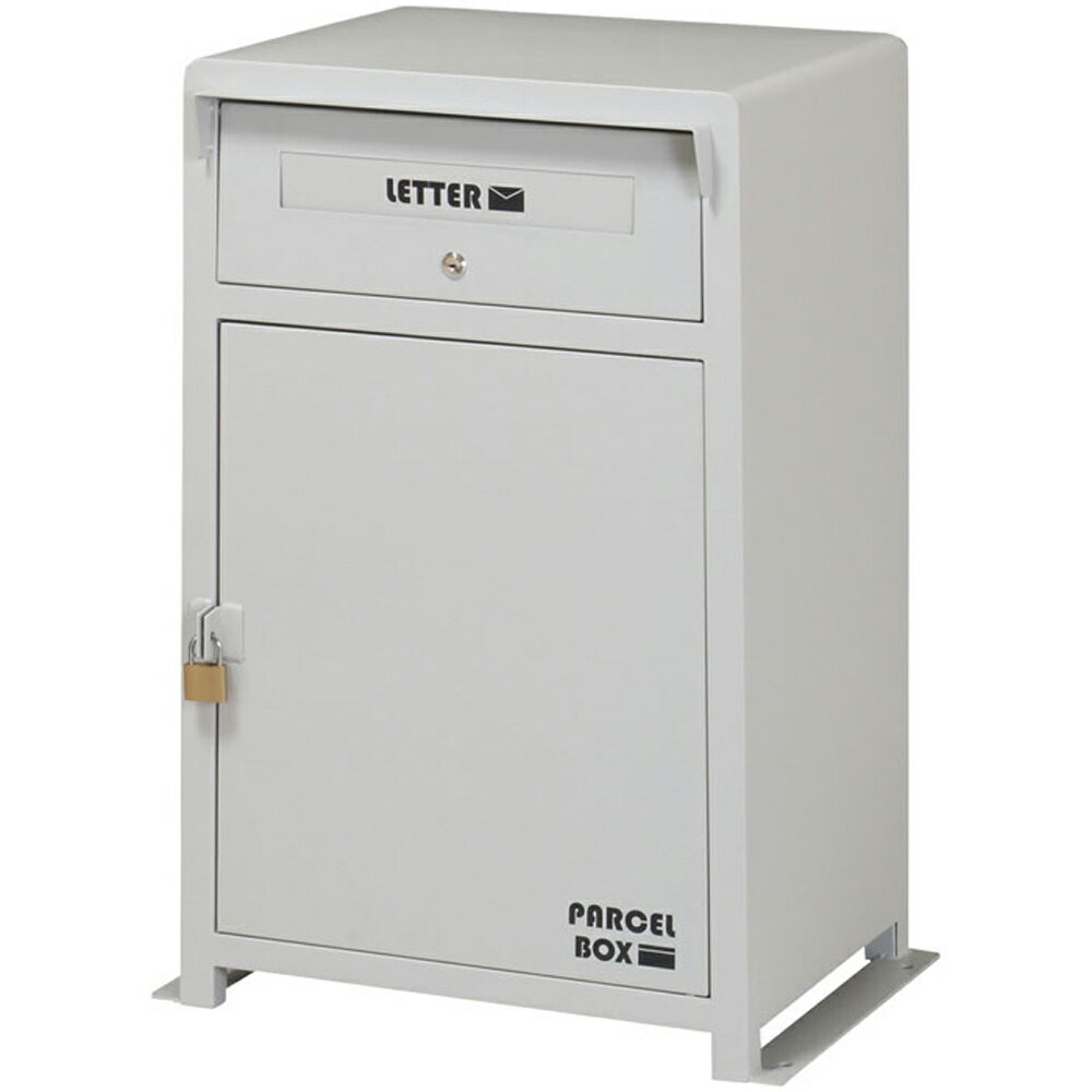 《シンプルなデザインでどんな住宅の外観にもマッチします》KOEKI LODA郵便受け&宅配ボックスMBX1WHNホ..