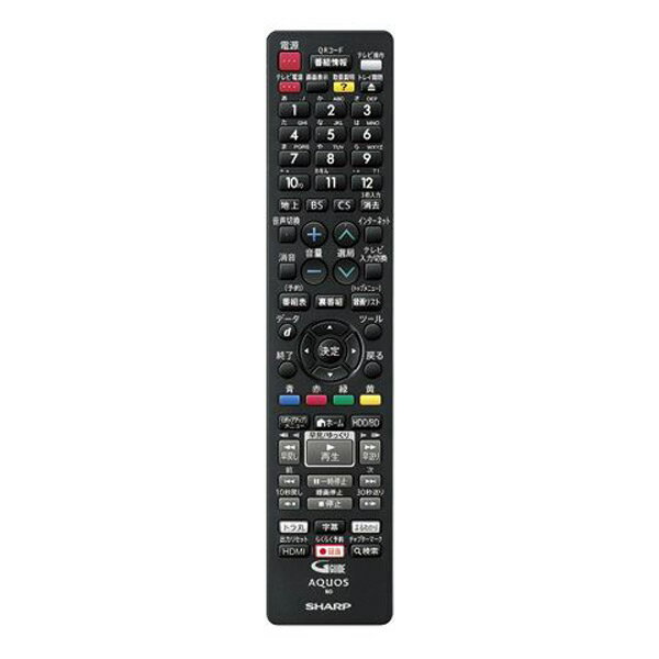 Rakuten - シャープ ブルーレイディスクレコーダー用リモコン(0046380276)