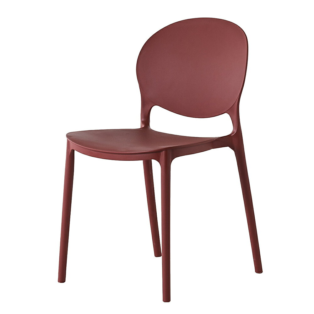 Rakuten - UCHIDA ポルト スタッキングカフェチェア(2脚セット)RDレッド