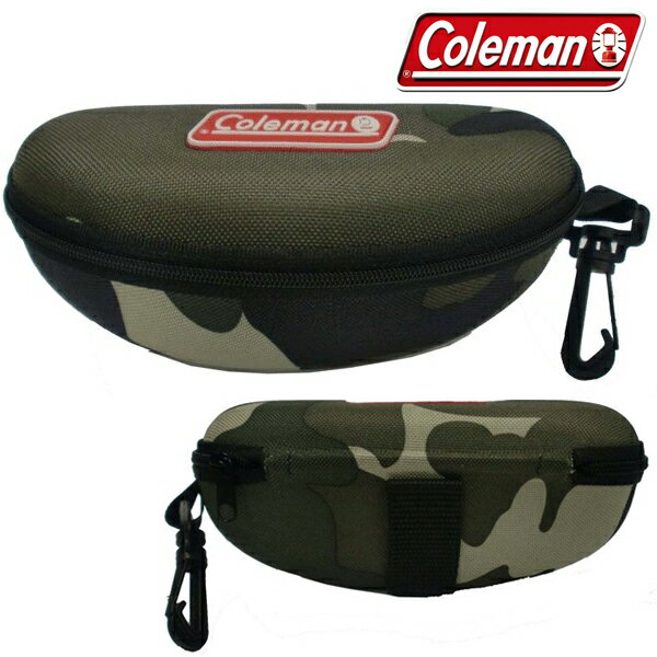 【2点で10％OFF!】送料無料 !( 定形外 ) Coleman【正規品】コールマン サングラス用 ハードケース カモフラ ベルト通し＆フック付き【 CO-07 ゴーグル 小物入れ 釣り ウエストポーチ 1000円ポッキリ 】 送料込 ◇ セミハードケース CO07:迷彩 1