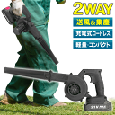 【本日20時から10%OFF!】送料無料 ! 送風&集塵 ブロワ&バキューム 充電式 掃除機 コードレス 軽量【 電動 エアーダスター 集塵機 ダストバッグ付き...