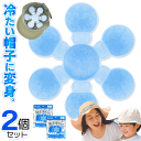 【本日P5倍+楽天カード4倍!】送料無料 !(メール便) 帽子 ひんやり 冷感パッド【2個セット】帽子用 冷却グッズ 28度以下で固まる 大人用 子供用 保冷剤...