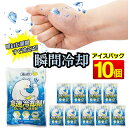 【本日P5倍+楽天カード4倍!】瞬間冷却パック【10個セット】日本製 アイシングパック 叩いてすぐ冷える 保冷剤 暑さ対策グッズ 夏物特集【 携帯 アイスパック...