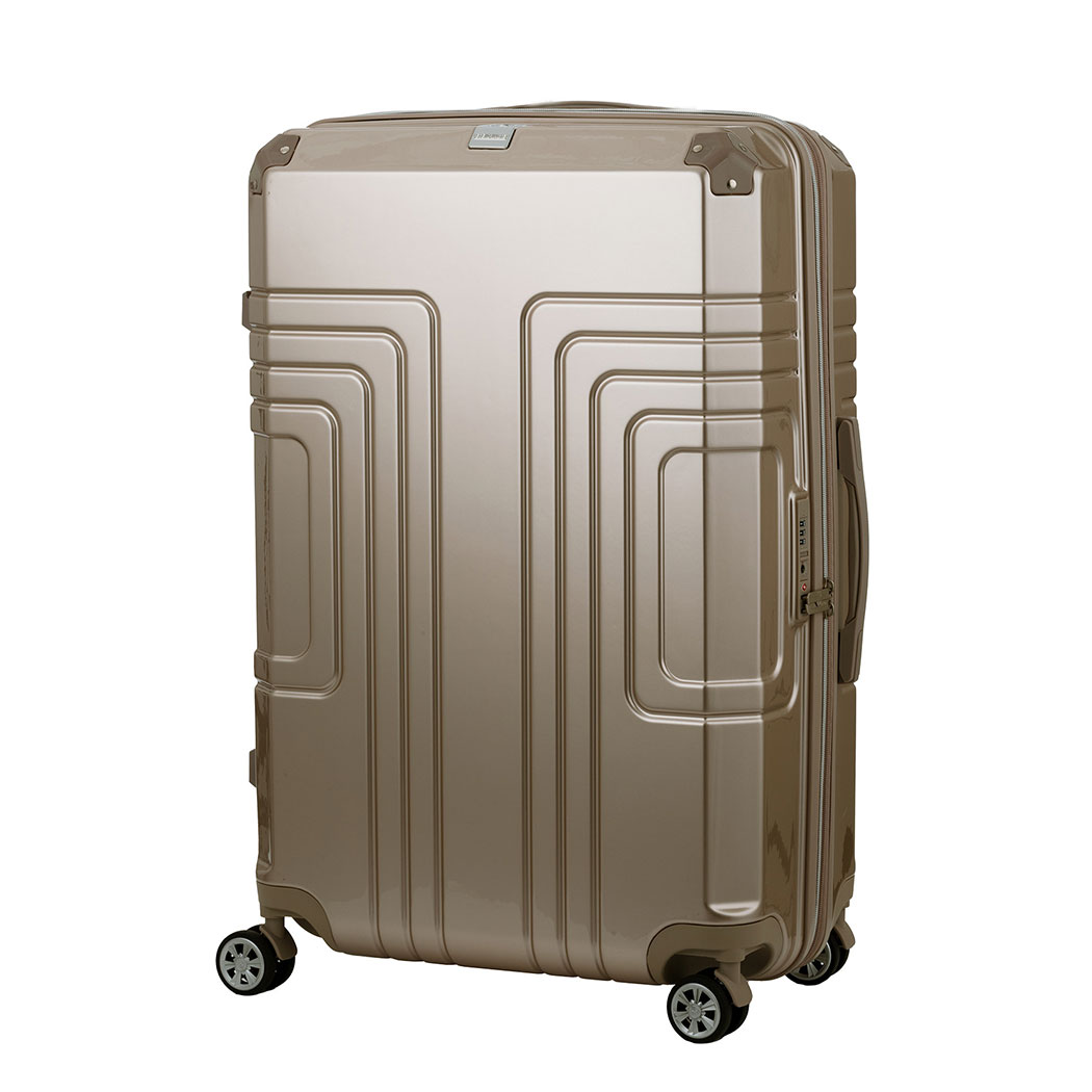 送料無料　レジェンドウォーカー legend-walker キャリーケース5519-70 90L 上品な輝きの鏡面ボディのフレームタイプスーツケース 軽やかな走行性の静音ダブルキャスターを搭載 ポリカーボネートを100%使用 軽量 耐衝撃性 ファスナータイプ