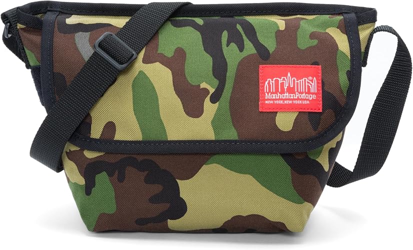 Rakuten - Manhattan Portage マンハッタンポー斜めがけバッグ ナイロンテージ 1603 camo ショルダーバッグ 送料無料 男女兼用 機能性とデザイン性を兼ね備えた 多機能 軽量ミニバッグ 斜めがけバッグ ナイロン コーデュラ 普段使い 旅行 ブランド オシャレ 人気 カジュアル 贈り物