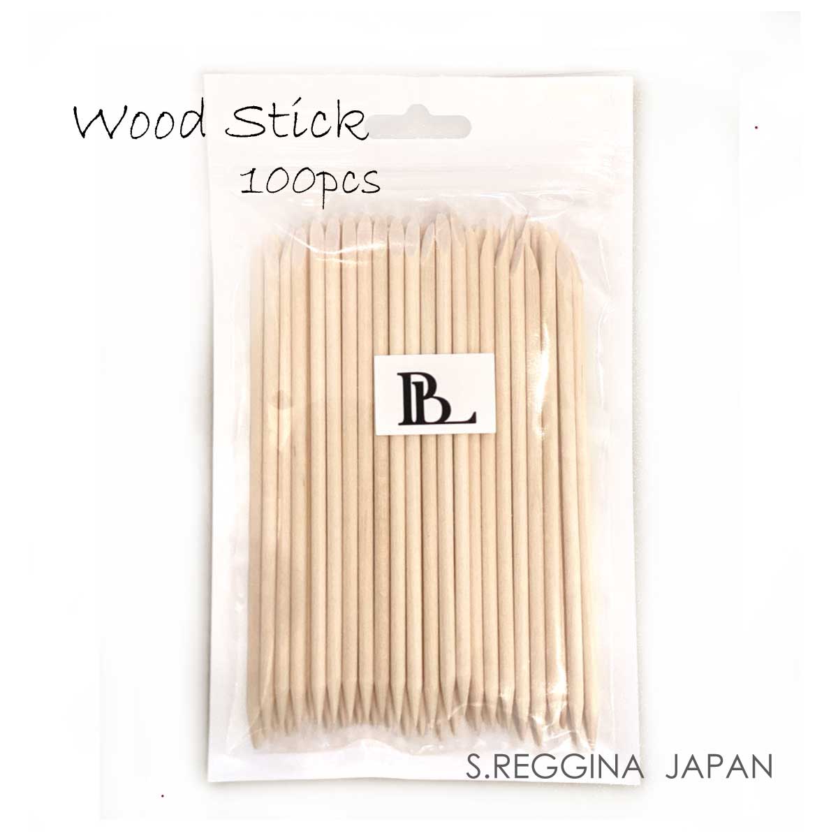ウッドスティック|100本セット|ワックス脱毛|眉毛|アイブロウ|アイブロウワックス|ネイル|甘皮|プッシャー|甘皮処理