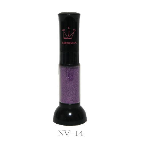 ネイルアート【ベルベットパールグリッター】No.14【ピンクパープル】（7ml）エアープッシュボトル入り