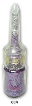 ダイヤモンドタトゥー/ボディジュエリー【ラベンダー】 単品グリッターNo.34M 15ml ダイヤモンドタトゥー/ボディジュエリー【ラベンダー】 単品グリッターNo.34M 15ml