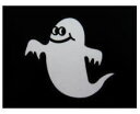 【ハロウィン】ボディペイント/タトゥー用ステンシル 単品【ゴースト】【ネコポス】