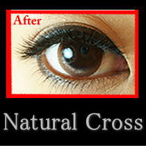 100％ミンク【つけまつげ】ピュアミンクアイラッシュ Natural Cross【ナチュラルクロス】 【mink eyelash】【 レターパックライト対応可】