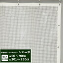 [マラソン期間中1000円OFFクーポンあり]ビニールカーテン 半透明ビニール PE 製 0.21mm厚 【FT08】 幅50〜90cm 丈201〜250cm 屋外 寒冷地 間仕切 節電 風よけビニールシート ビニシー ビニール カーテン JQ