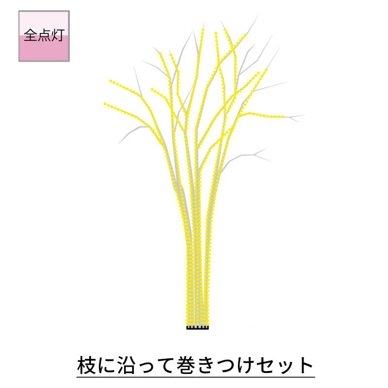 イルミネーション セット品 枝に沿って巻きつけセット JQ