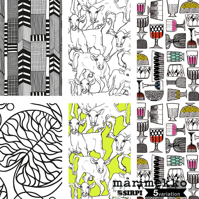 [1000円オフクーポンあり] 壁紙 クロス マリメッコ marimekko 輸入壁紙 北欧 北欧デザイン フリース壁紙 花柄 ボタニカル アニマル おしゃれ インポート ウォールペーパー 不織布 フリース キッピス イルタヴィッリ ルーツカーヴァ ボットナ JQのサムネイル