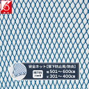 [10%OFFクーポン×本日限定] ネット 網 転落防止ネット 防炎 幅501～600cm 丈301～400cm [280T/52本 15mm目] 【NET05】 仮設工業会認定品 転落防止 安全ネット 落下防止網 落下対策 建設現場 工事現場 足場 螺旋階段 吹き抜け 安全用品 安全対策 JQ