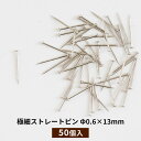 虫ピン ストレートピン ピン針 Φ0.6×13mm 50本入 極細ストレートピン ピンバリ 針 手芸 虫 標本 ##