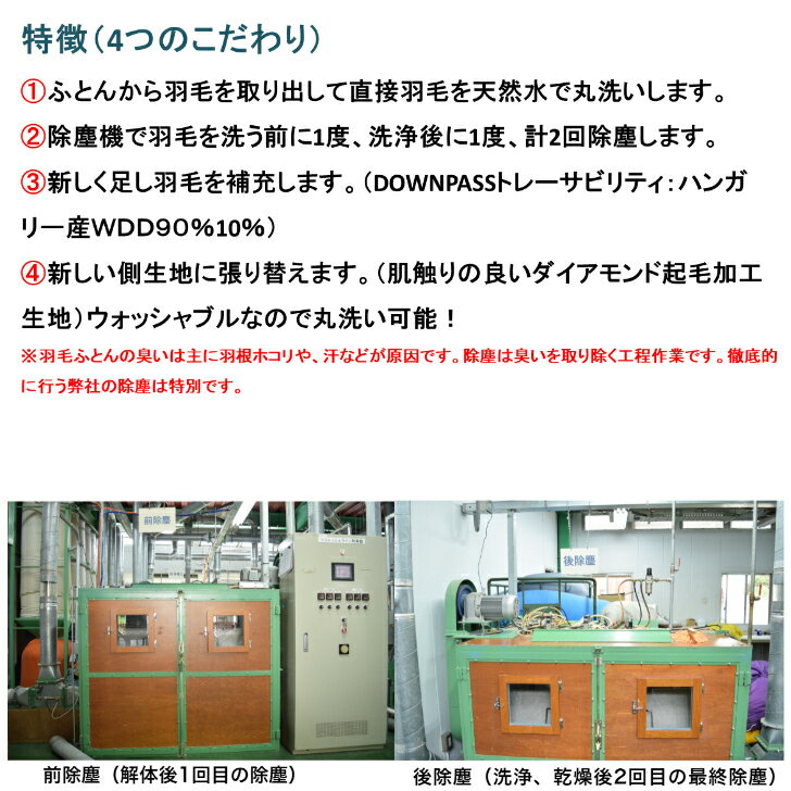 究極のサステナビリティ身近なところから始めよう シングルサイズ リフォーム リフレッシュ クリーニング 打ち直し 羽毛ふとんリフォーム リフォーム SDGs 再生 エコ 羽毛ふとん 羽毛 3